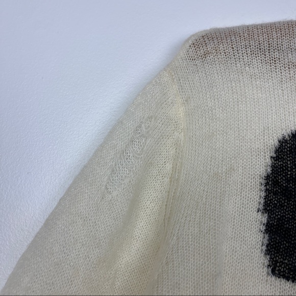 WILDFOX Rose Graphic Distressed Sweater - Picture 3 of 5